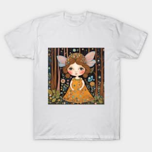 Toddler as a fairy in the woods T-Shirt